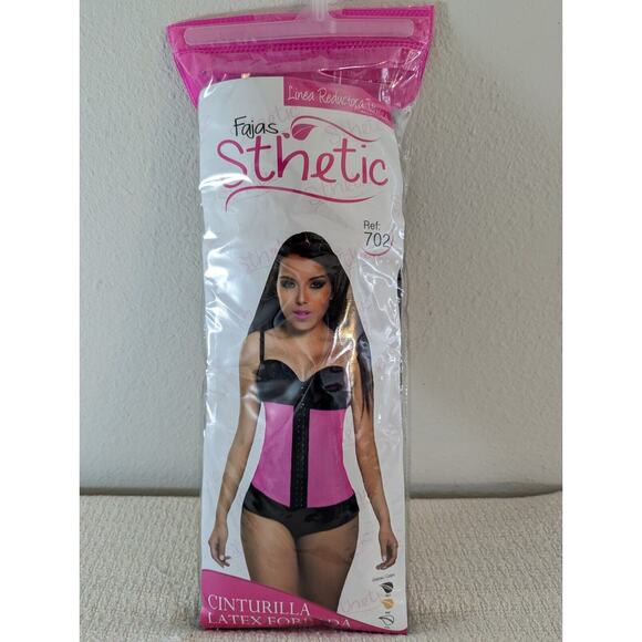 NWT Fajas Sthetic Womens 4XL Waist Trainer Corset Latex Shapewear Black  Spandex - Picture 12 of 15